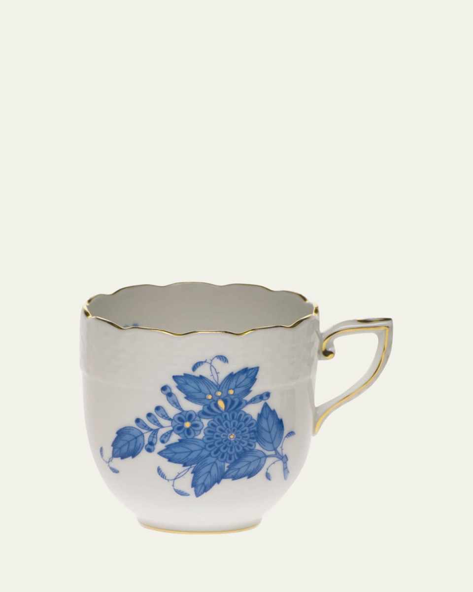 Chinese Bouquet Blue After Dinner Cup
